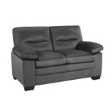 Keighly Dark Gray Loveseat - Ornate Home