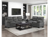 Keighly Dark Gray Sofa & Loveseat - Ornate Home