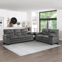 Keighly Dark Gray Sofa - Ornate Home