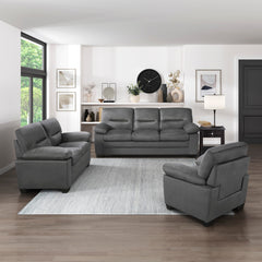 Keighly Dark Gray Sofa - Ornate Home