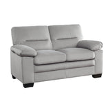 Keighly Gray Loveseat - Ornate Home