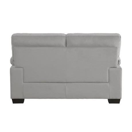 Keighly Gray Loveseat - Ornate Home