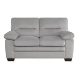 Keighly Gray Loveseat - Ornate Home