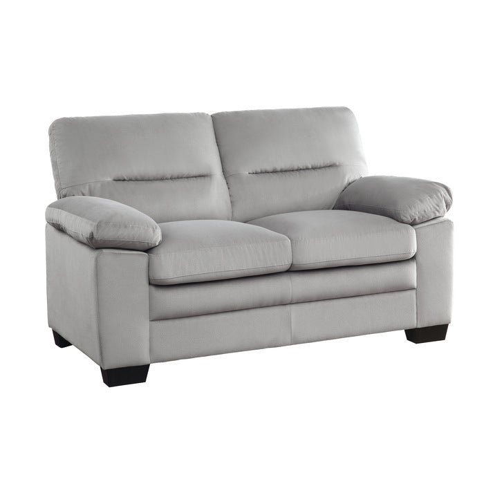 Keighly Gray Loveseat - Ornate Home