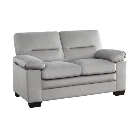 Keighly Gray Loveseat - Ornate Home