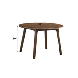 Keiki Walnut Round Dining Table - Ornate Home