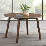 Keiki Walnut Round Dining Table - Ornate Home