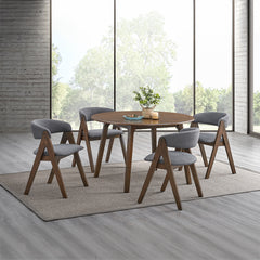 Keiki Walnut Round Dining Table - Ornate Home