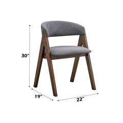 Keiki Walnut Side Chair (Set Of 2) - Ornate Home