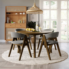 Keiki Walnut Side Chair (Set Of 2) - Ornate Home