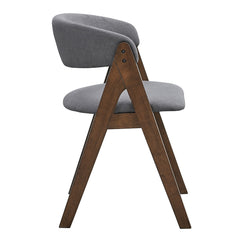 Keiki Walnut Side Chair (Set Of 2) - Ornate Home