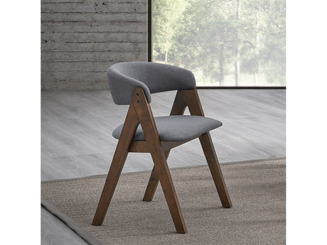 Keiki Walnut Side Chair (Set Of 2) - Ornate Home