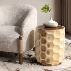Keila Natural Accent Table - Ornate Home
