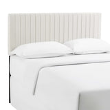 Keira Ivory Performance Velvet Full / Queen Headboard - Ornate Home