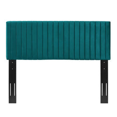 Keira Teal Performance Velvet Full / Queen Headboard - Ornate Home