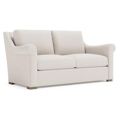 Keirnan Ivory Loveseat Without Pillows - Ornate Home