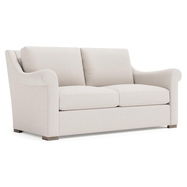 Keirnan Ivory Loveseat Without Pillows - Ornate Home