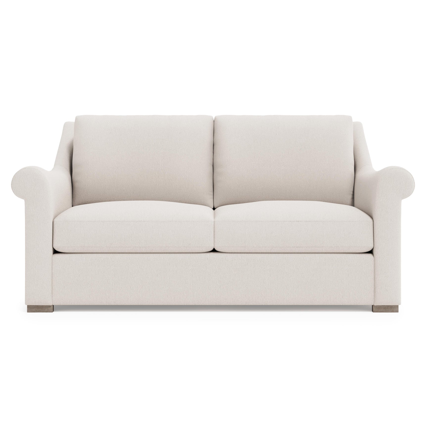 Keirnan Ivory Loveseat Without Pillows - Ornate Home