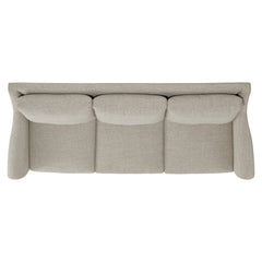 Keirnan Ivory Sofa Without Pillows - Ornate Home