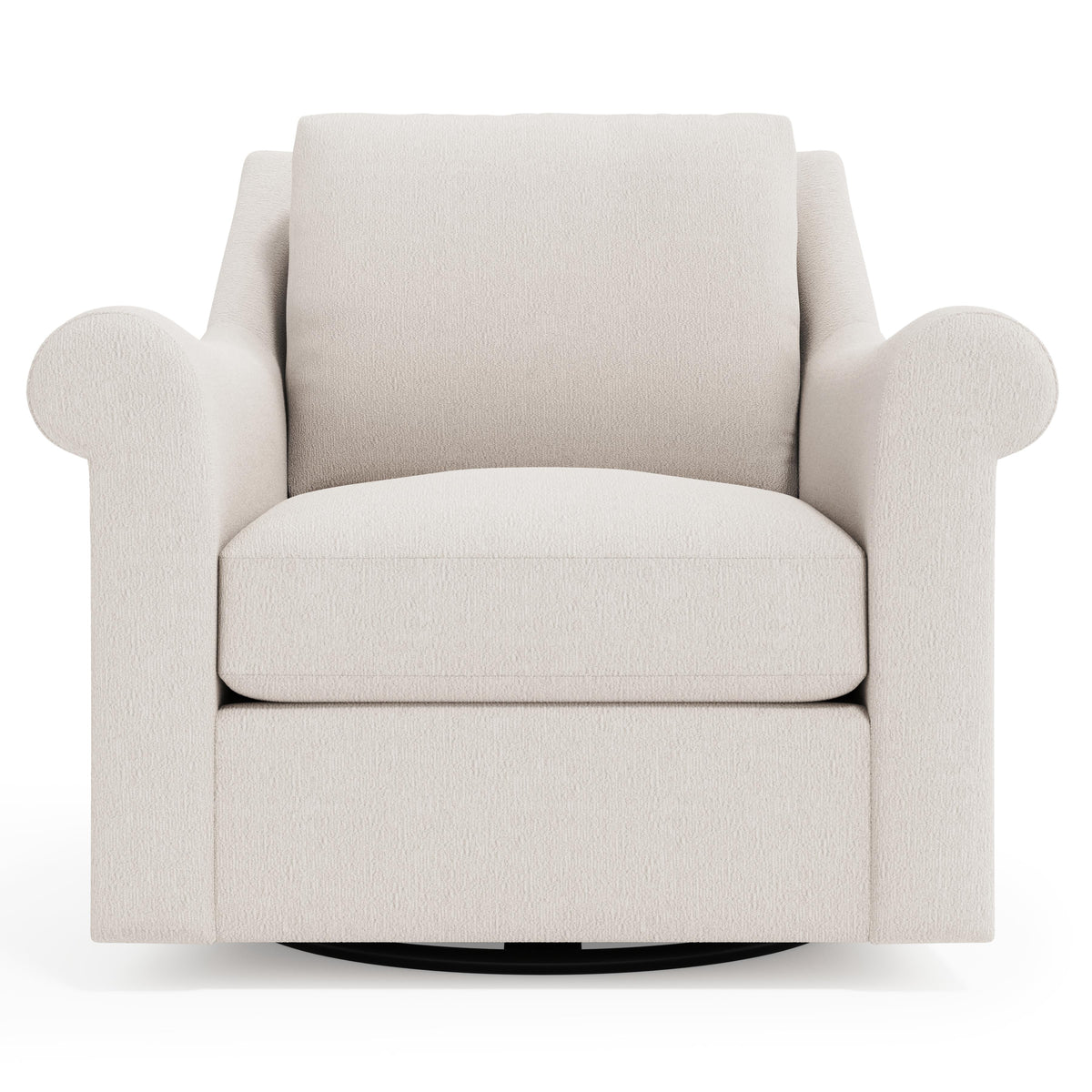 Keirnan Ivory Swivel Chair - Ornate Home
