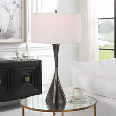 Keiron Black/Bronze Industrial Table Lamp - Ornate Home