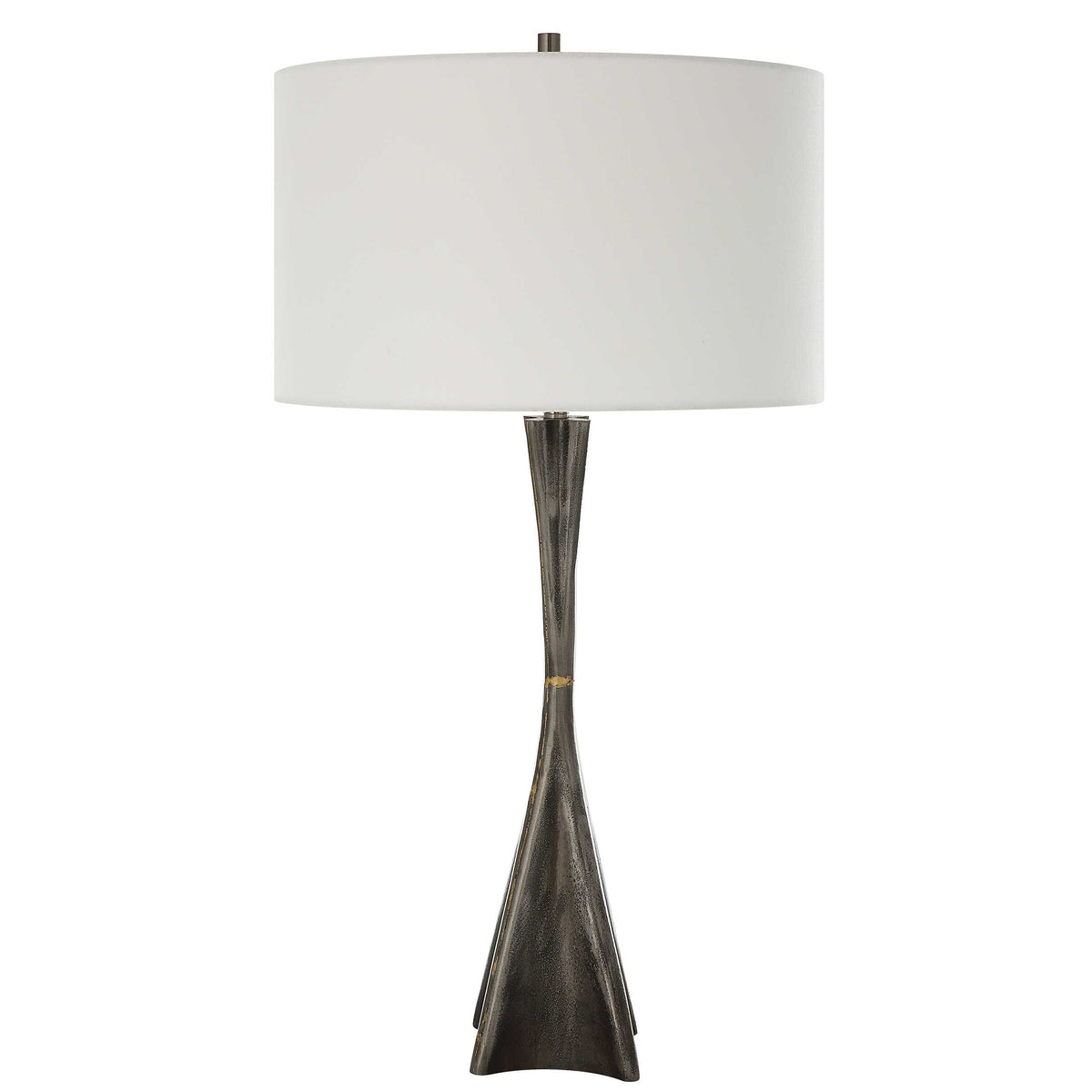 Keiron Black/Bronze Industrial Table Lamp - Ornate Home