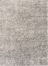 Keita Cream & Black Grid Plush Rug - Ornate Home