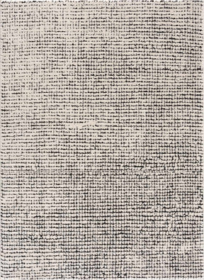Keita Cream & Black Grid Plush Rug - Ornate Home