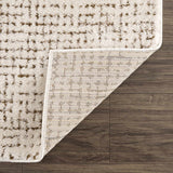 Keita Cream & Brown Area Rug - Ornate Home