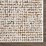 Keita Cream & Brown Area Rug - Ornate Home