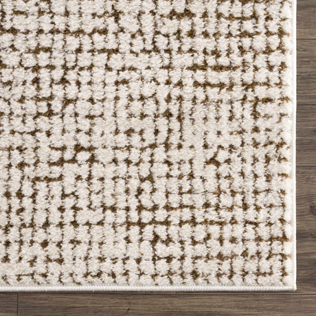 Keita Cream & Brown Area Rug - Ornate Home