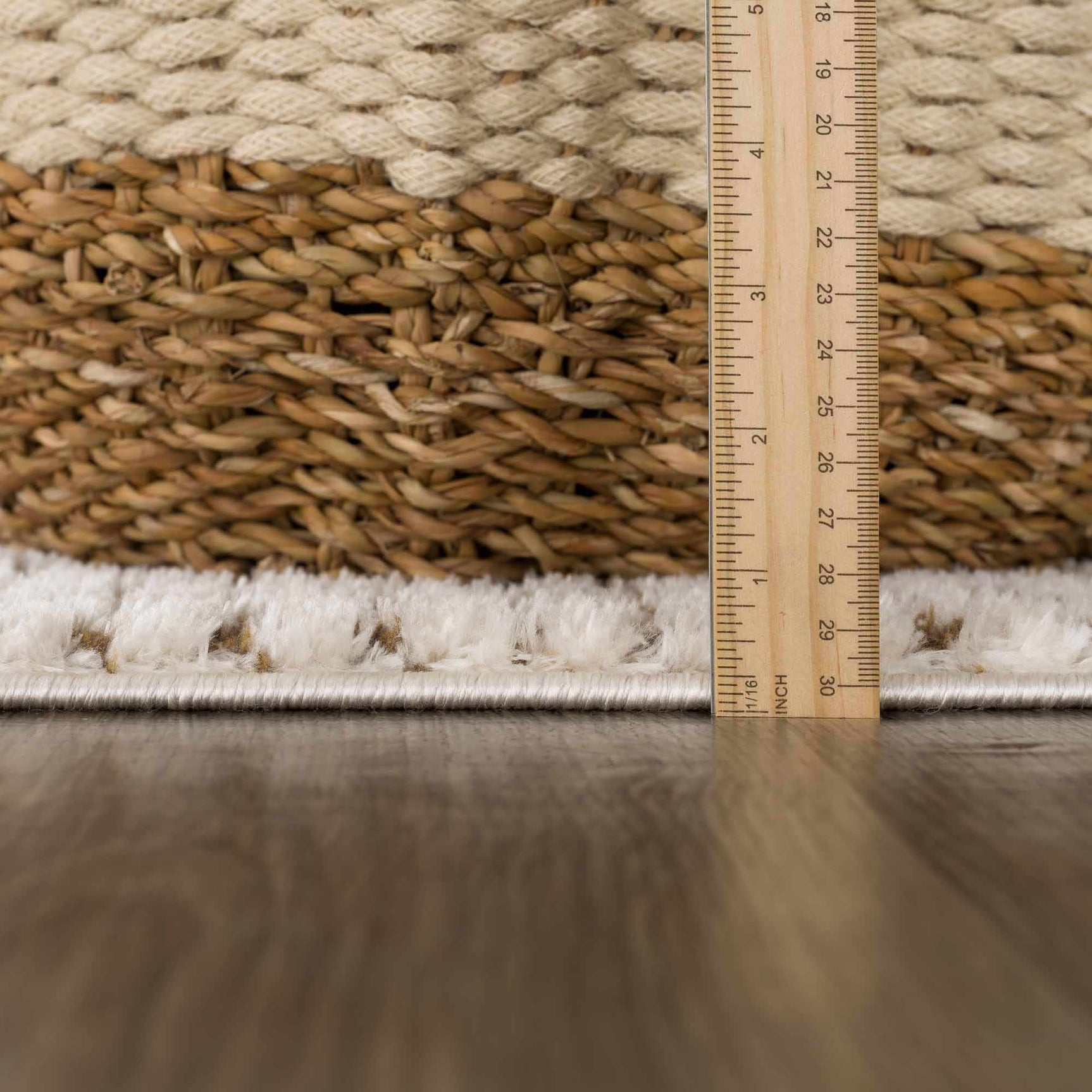 Keita Cream & Brown Area Rug - Ornate Home