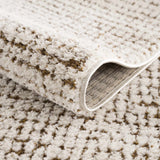 Keita Cream & Brown Area Rug - Ornate Home