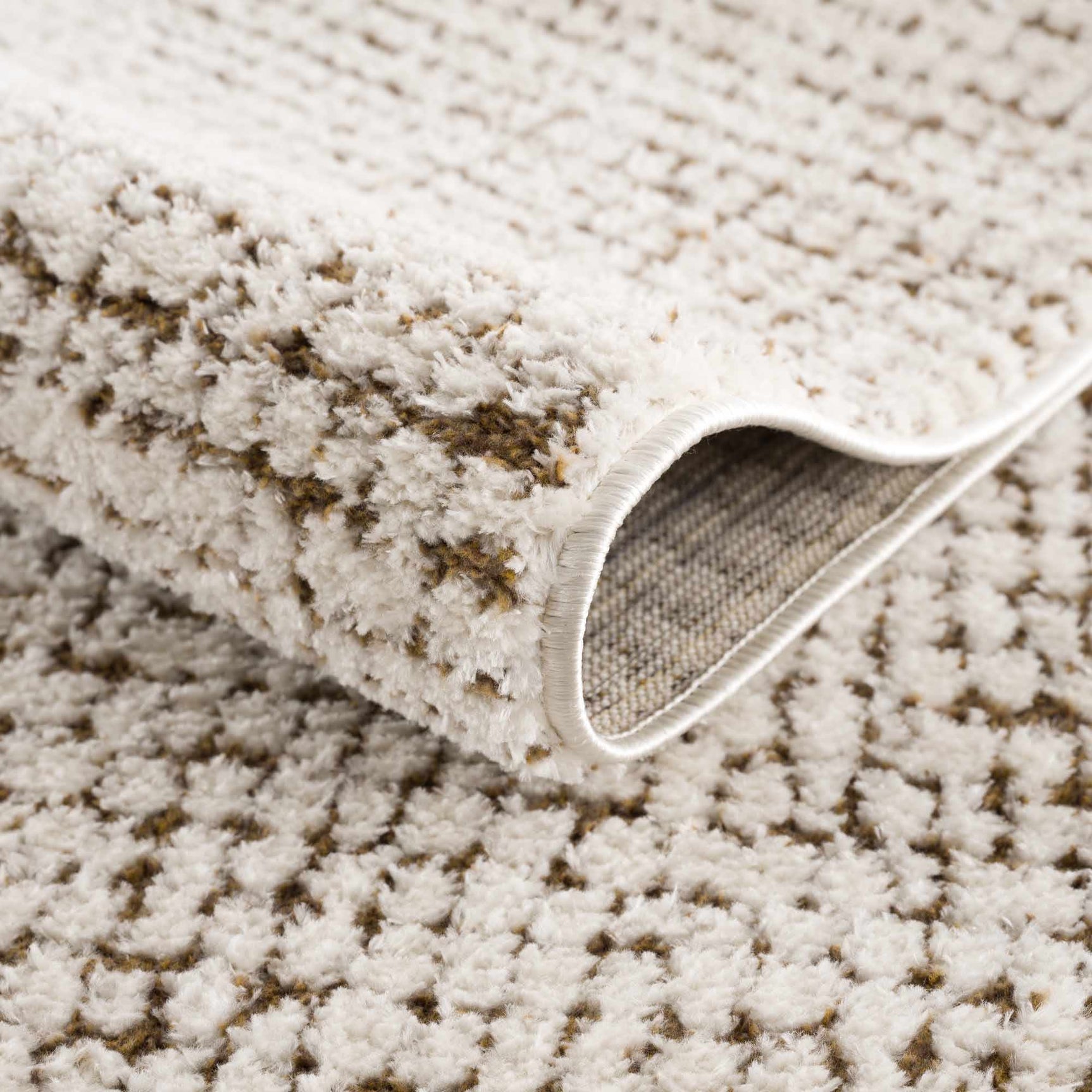 Keita Cream & Brown Area Rug - Ornate Home