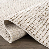 Keita Cream & Brown Area Rug - Ornate Home