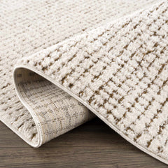 Keita Cream & Brown Area Rug - Ornate Home