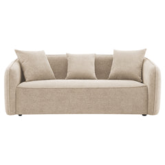 Keith Beige Chenille Sofa w/3 Pillows - Ornate Home