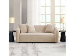 Keith Beige Chenille Sofa w/3 Pillows - Ornate Home