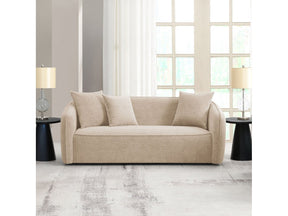 Keith Beige Chenille Sofa w/3 Pillows - Ornate Home