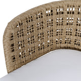 Keith Natural/Ivory Outdoor Dining Chair (Set of 2) - Ornate Home