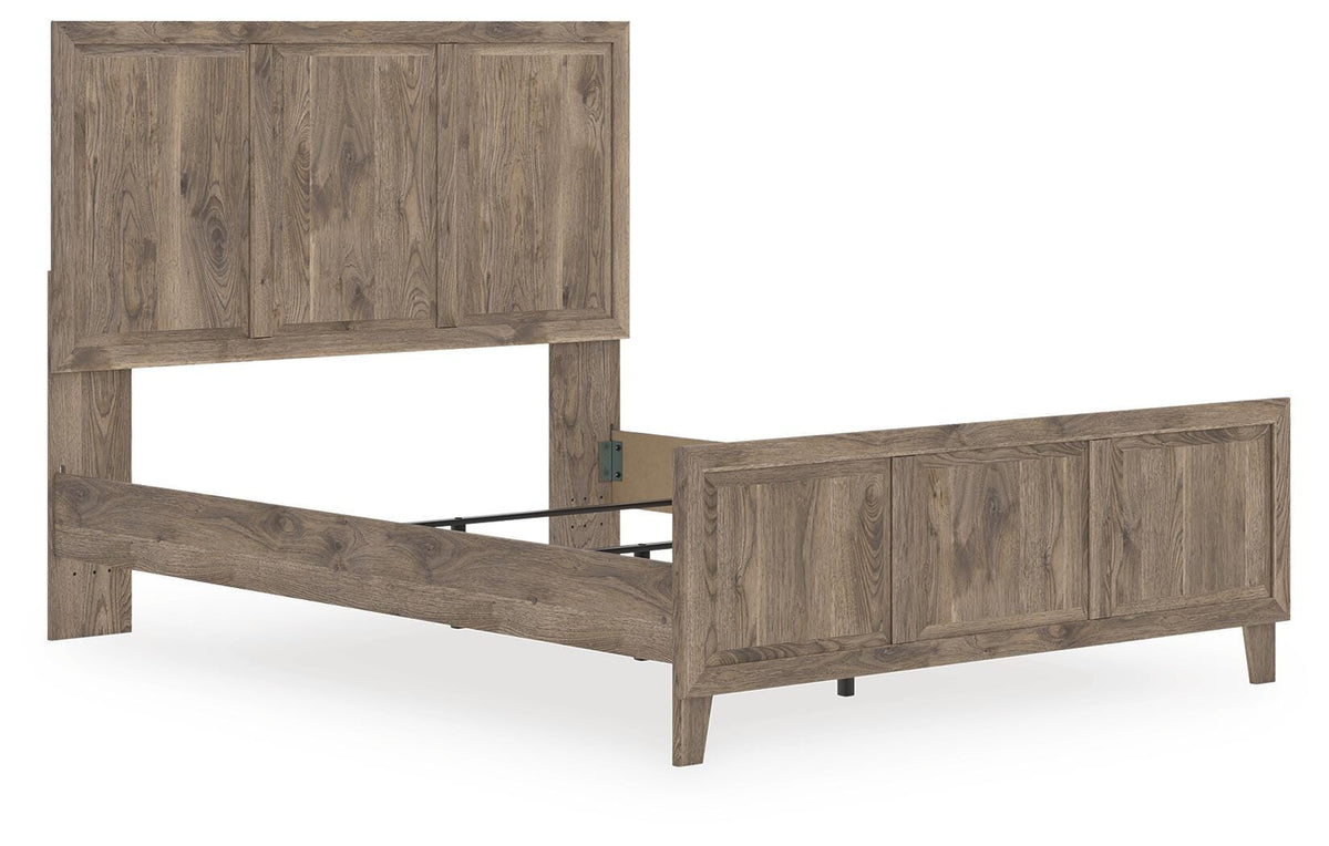 Keithland Brown Queen Panel Bed - Ornate Home