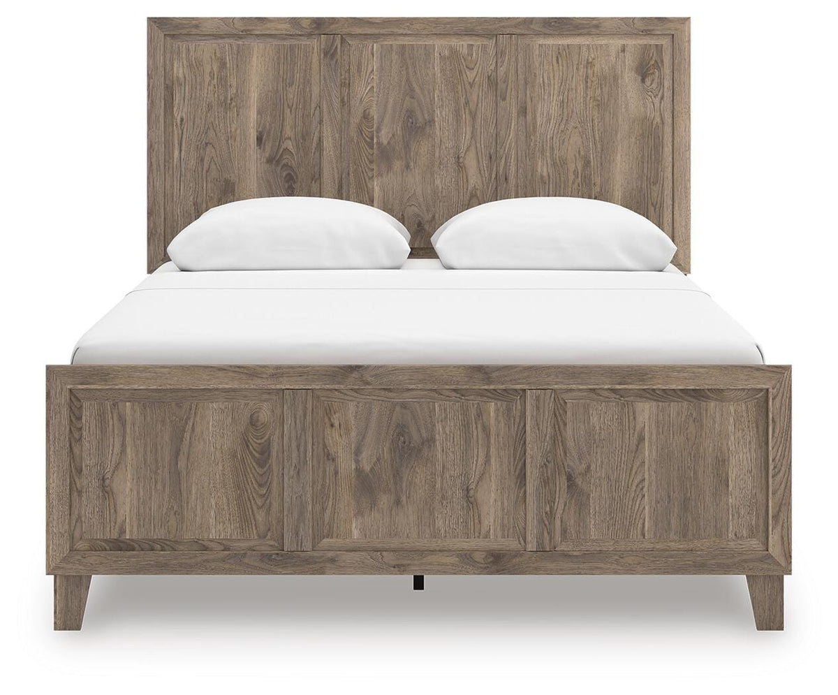 Keithland Brown Queen Panel Bed - Ornate Home