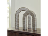 Keithton Taupe Sculpture Set (Set of 2) (Online Special Price) - Ornate Home