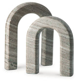 Keithton Taupe Sculpture Set (Set of 2) (Online Special Price) - Ornate Home