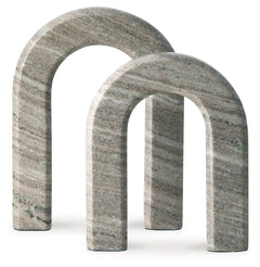 Keithton Taupe Sculpture Set (Set of 2) - Ornate Home