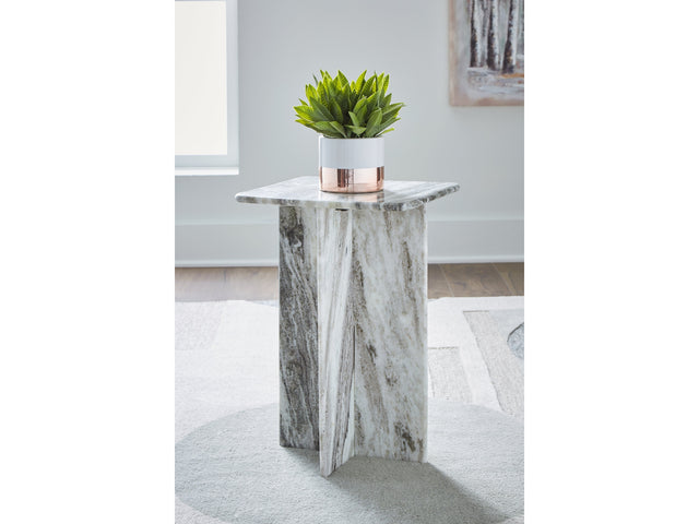 Keithwell Gray Accent Table - Ornate Home