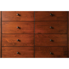 Keizer Dark Cherry 8-Drawer Chest - Ornate Home