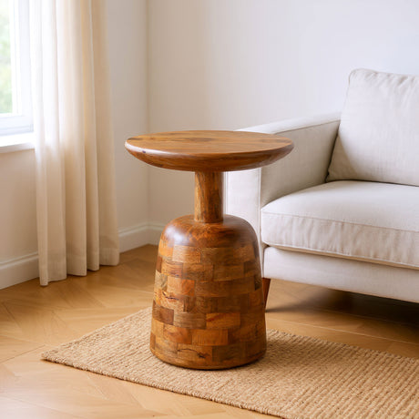 Kelk Walnut Side Table - Ornate Home
