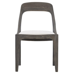 Kellan Smoked Truffle/Soft Warm Taupe Fabric Side Chair - Ornate Home