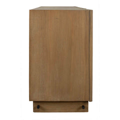 Kellem Woodtone Natural Wood 4 Door Cabinet - Ornate Home